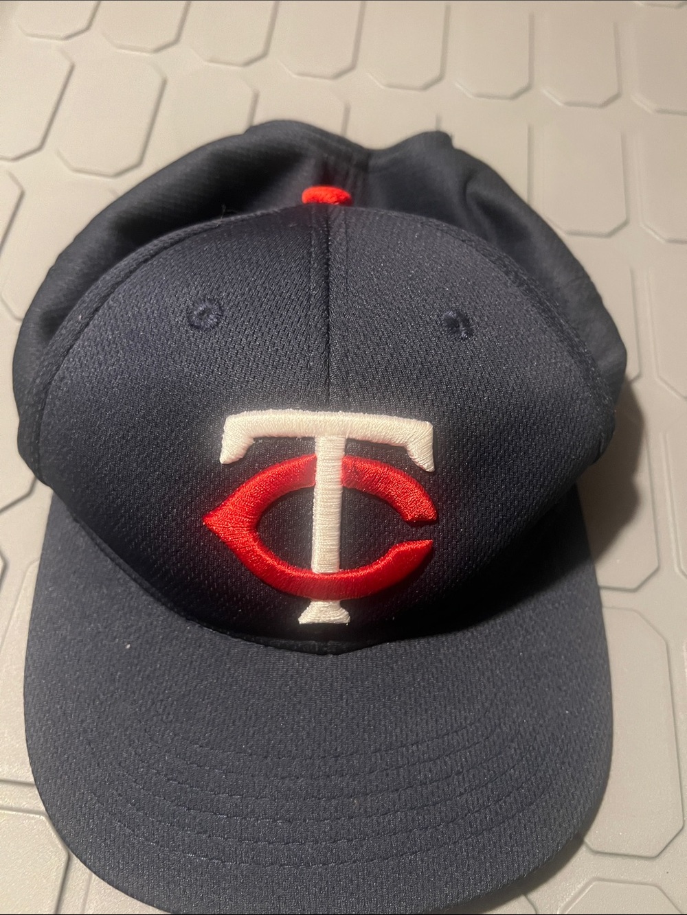 MLB Minnesota Twins Navy Blue Red and White Kids Baseball Hat